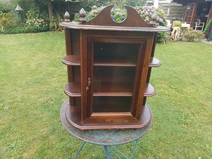 Klein Vitrinekastje, Huis en Inrichting, Kasten | Vitrinekasten, Gebruikt, Minder dan 100 cm, 50 tot 100 cm, Minder dan 25 cm