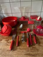 Vintage keuken keuken spullen in Rood, Antiek en Kunst, Ophalen of Verzenden