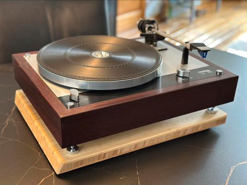 Thorens TD160 kersenhouten plinth, Ortophon 2M Blue, Audio, Tv en Foto, Platenspelers, Zo goed als nieuw, Thorens, Ophalen