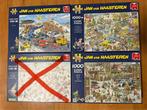3 Jan van Haasteren puzzels 1000 stukjes, Ophalen, 500 t/m 1500 stukjes, Zo goed als nieuw, Legpuzzel