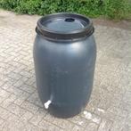 Mooie antraciet grijze regenton met kraantje, Kunststof, Met kraantje, 150 liter of meer, Ophalen of Verzenden