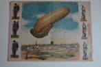 LUCHTBALLON 1920 Ejército Español Militair Litho E23, Antiek en Kunst, Kunst | Litho's en Zeefdrukken, Verzenden
