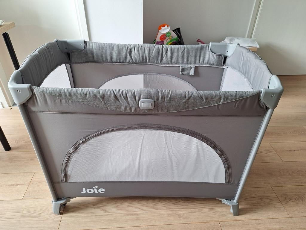 Joie Kubbie Sleep Campingbedje Foggy Gray, Ophalen, Zo goed als nieuw, Reisbedje
