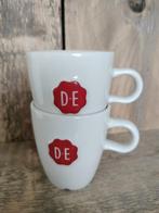 2 Douwe Egberts kopjes, Overige stijlen, Kop(pen) en/of Schotel(s), Ophalen of Verzenden, Zo goed als nieuw