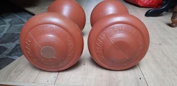 2 dumpbells van 5 kg beschikbaar voor biedingen