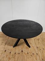 Tafel zwart New York 130 cm in doorsnede, Huis en Inrichting, Tafels | Eettafels, Ophalen, ., Rond, .