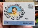 Monty Gum Eredivisie 1971 - Heinz Stuy, Ophalen of Verzenden, Zo goed als nieuw, Ajax, Poster, Plaatje of Sticker