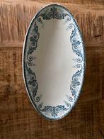 Frans brocante zuurschaaltje blauw KG Luneville terre de fer, Ophalen of Verzenden