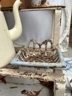 Oud ijzeren zeepbakje, Antiek en Kunst, Curiosa en Brocante, Ophalen of Verzenden