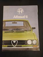 Brochure Alfa Romeo Alfasud TI 1979, Ophalen of Verzenden, Zo goed als nieuw, Alfa Romeo