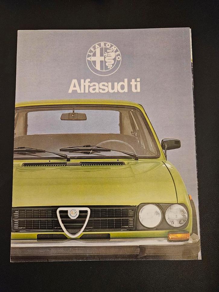Brochure Alfa Romeo Alfasud TI 1979, Boeken, Auto's | Folders en Tijdschriften, Zo goed als nieuw, Alfa Romeo, Ophalen of Verzenden