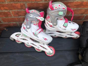 Inline skates, skeelers van Nijdam maat 33-36 verstelbaar, beschikbaar voor biedingen