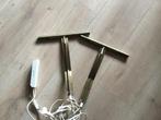 Spot voor op kast messing, 2x halogeen, Ophalen of Verzenden, Gebruikt