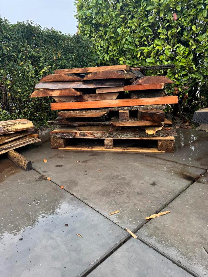 Ruim halve kuub eiken beuken haardhout voor 40 euro, Tuin en Terras, Haardhout, Minder dan 3 m³, Ophalen