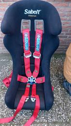 Sabelt racestoel met Sparco gordels, Auto diversen, Ophalen, Gebruikt