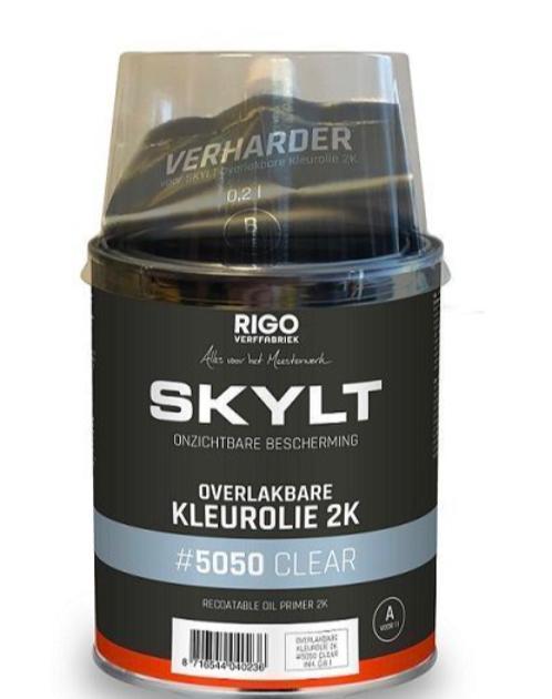 Skylt kleurolie Clear 5050 met C11 Natural Oak pigment, Doe-het-zelf en Verbouw, Verf, Beits en Lak, Nieuw, Lak, Minder dan 5 liter