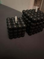 Juno LED Kaarsen - Bubble Kaarsen Set, Huis en Inrichting, Woonaccessoires | Kandelaars en Kaarsen, Kunststof, Zwart, Nieuw, Ophalen of Verzenden
