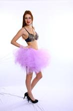 SALES! Lila meerlaagse wijdvallende petticoat XL/XXL, Carnaval, Maat 42/44 (L), Nieuw, Ophalen of Verzenden