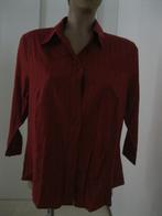 maat L, (44) 1 nieuwe Marca blouse, rood met streepje, 65 cm, Kleding | Dames, Maat 42/44 (L), Nieuw, Ophalen of Verzenden, Marca