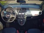 Fiat 500C 0.9 TwinAir Turbo Sport | Nieuwstaat (bj 2015), Parkeersensor, Cabriolet, Leder en Stof, Origineel Nederlands