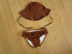 Hema maat 74 - bikinibroekje + zonnehoedje, Kinderen en Baby's, Babykleding | Baby-zwemkleding, Meisje, Bikinibroekje, Ophalen of Verzenden
