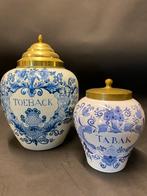 Tabak Toeback potten delft goedenwagen gouda, Ophalen of Verzenden