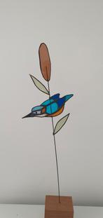 handgemaakte unieke glazen ijsvogel, Ophalen of Verzenden