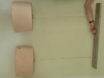 Plafondlamp hanglamp pendel met 2 lampenkappen, Huis en Inrichting, Lampen | Hanglampen, Ophalen, Gebruikt, Metaal, Minder dan 50 cm