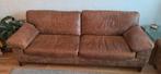 leren Machalke bankstel, cognac kleur - 3-zits en 2-zits, Huis en Inrichting, Banken | Bankstellen, Ophalen, Gebruikt, Minder dan 75 cm