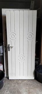 Hardhouten buitendeur, Ophalen, Gebruikt, 80 tot 100 cm, Buitendeur
