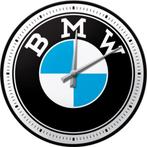BMW logo reclame klok wandklok woon decoratie, Nieuw, Ophalen of Verzenden