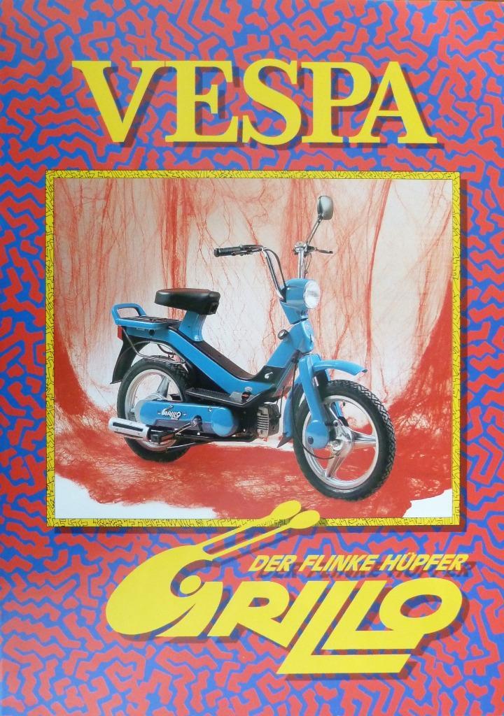 Folder VESPA Grillo 1998, Fietsen en Brommers, Handleidingen en Instructieboekjes, Nieuw, Ophalen of Verzenden