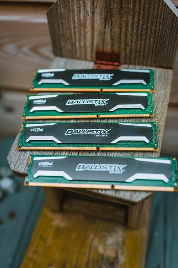 Te Koop : Crucial Ballistix Sport 4x 8GB DDR3 beschikbaar voor biedingen