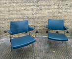 Vintage Gispen Stoelen TH Delft, Huis en Inrichting, Stoelen, Ophalen, Gebruikt, Twee, Blauw