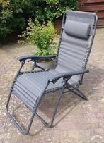 loungestoel met hoofdkussen antraciet, Ophalen, Nieuw