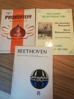 3 pianoboeken met klassieke muziek, Klassiek, Ophalen of Verzenden, Zo goed als nieuw, Artiest of Componist
