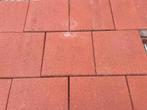 Partij 45 betontegels 30x30x8 rood, Ophalen of Verzenden, Nieuw, Keramiek, Terrastegels