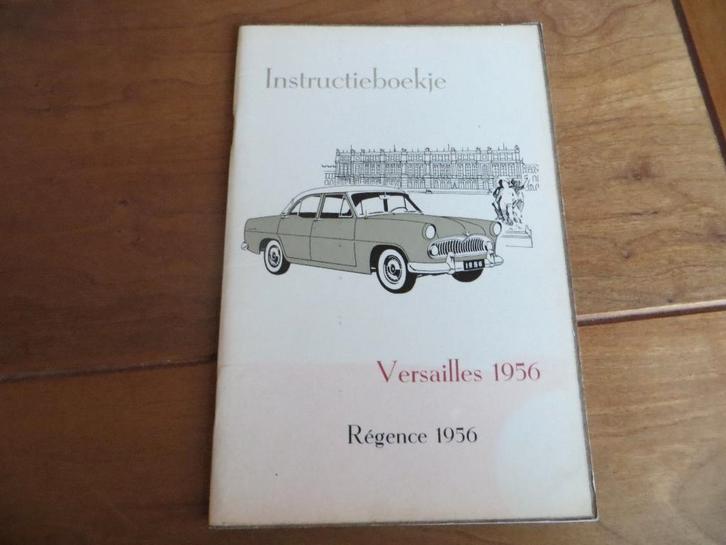 Instructieboek Ford Versailles, Ford Regence 1956, Auto diversen, Handleidingen en Instructieboekjes, Ophalen of Verzenden
