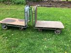 2 transport karretjes, Doe-het-zelf en Verbouw, Transportwagens, 100 liter of meer, Ophalen, Gebruikt, Transportkar
