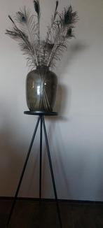 Mooie hoge plantenstandaard rond plateau 100 cm, Huis en Inrichting, Woonaccessoires | Zuilen en Pilaren, Ophalen, Nieuw