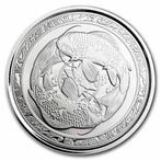 2023 Fiji 1 oz Fine Silver .999 Koi Fish BU, Postzegels en Munten, Edelmetalen en Baren, Ophalen of Verzenden, Zilver