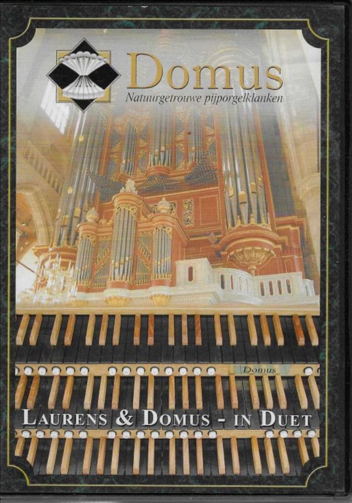 Domus - Laurens en Domus in Duet - Pijporgel, Cd's en Dvd's, Dvd's | Religie en Gospel, Zo goed als nieuw, Verzenden