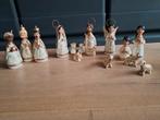Kerstgroep 14 delig mexico beelden kerstbeelden goud wit, Diversen, Kerst, Ophalen of Verzenden, Zo goed als nieuw