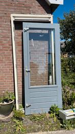 Kozijn met buitendeur inclusief ventilatierooster, Gebruikt, Deurkozijn, 150 tot 225 cm, Inclusief glas