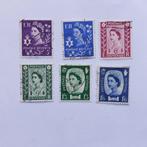 Engeland Noord Ierland  met Wmrk 1958/67  Mi 1 - 6, Postzegels en Munten, Ophalen of Verzenden, Gestempeld