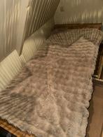 Steigerhouten ledikant met op berglades., Gebruikt, 90 cm, Eenpersoons, Bruin