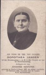 Jansen Dorothea  1867 Goirle 1931 Goirle, Ophalen of Verzenden, Bidprentje