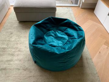 Icon zitzak groen fluweel beschikbaar voor biedingen