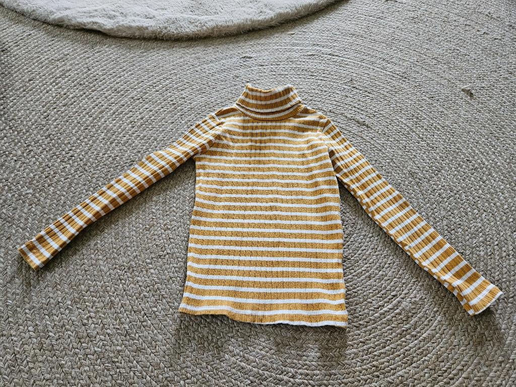 Geel gestreepte coltrui van zara, maat 128, Meisje, Ophalen of Verzenden, Zo goed als nieuw, Zara