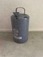 Esso 5 ltr petroleum kan, Antiek en Kunst, Antiek | Emaille, Ophalen of Verzenden